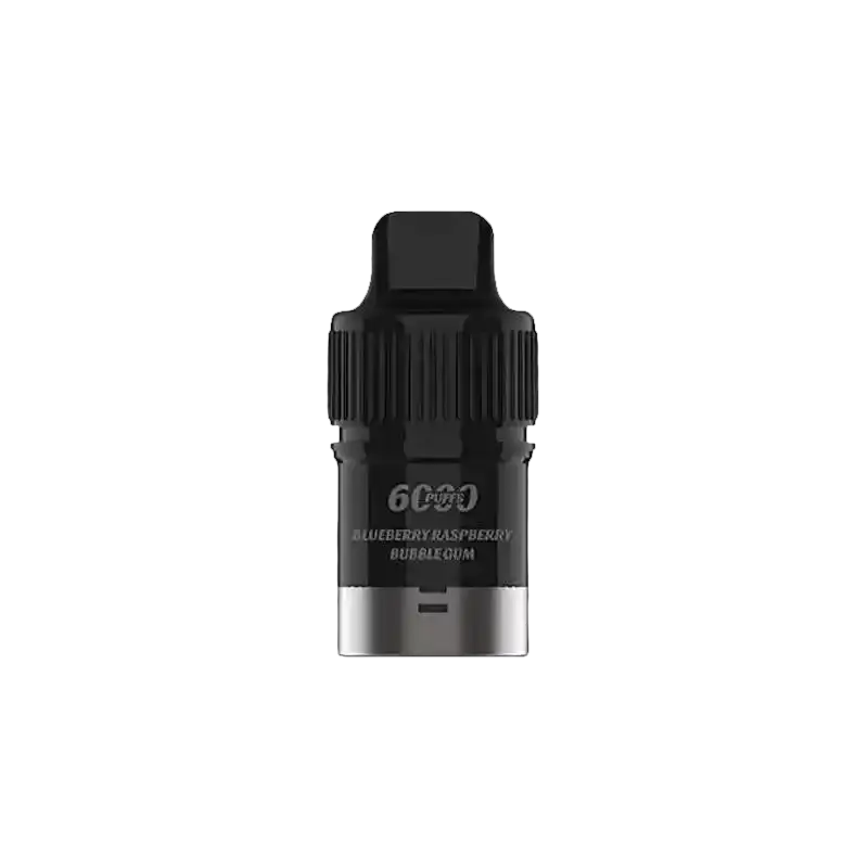 IGET Bar Plus Blueberry Raspberry Bubble Gum black 6000 puff vape pod