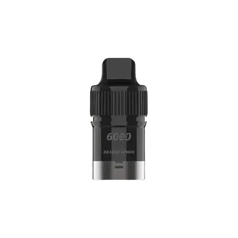 IGET Bar Plus black silver vape cartridge with orange lemon 60w grip