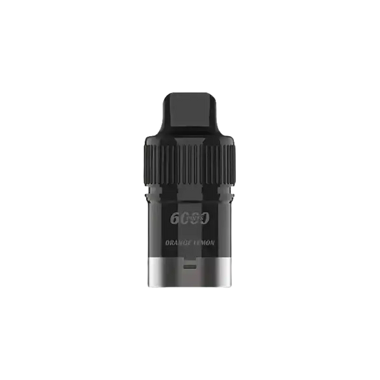 IGET Bar Plus black silver vape cartridge with orange lemon 60w grip